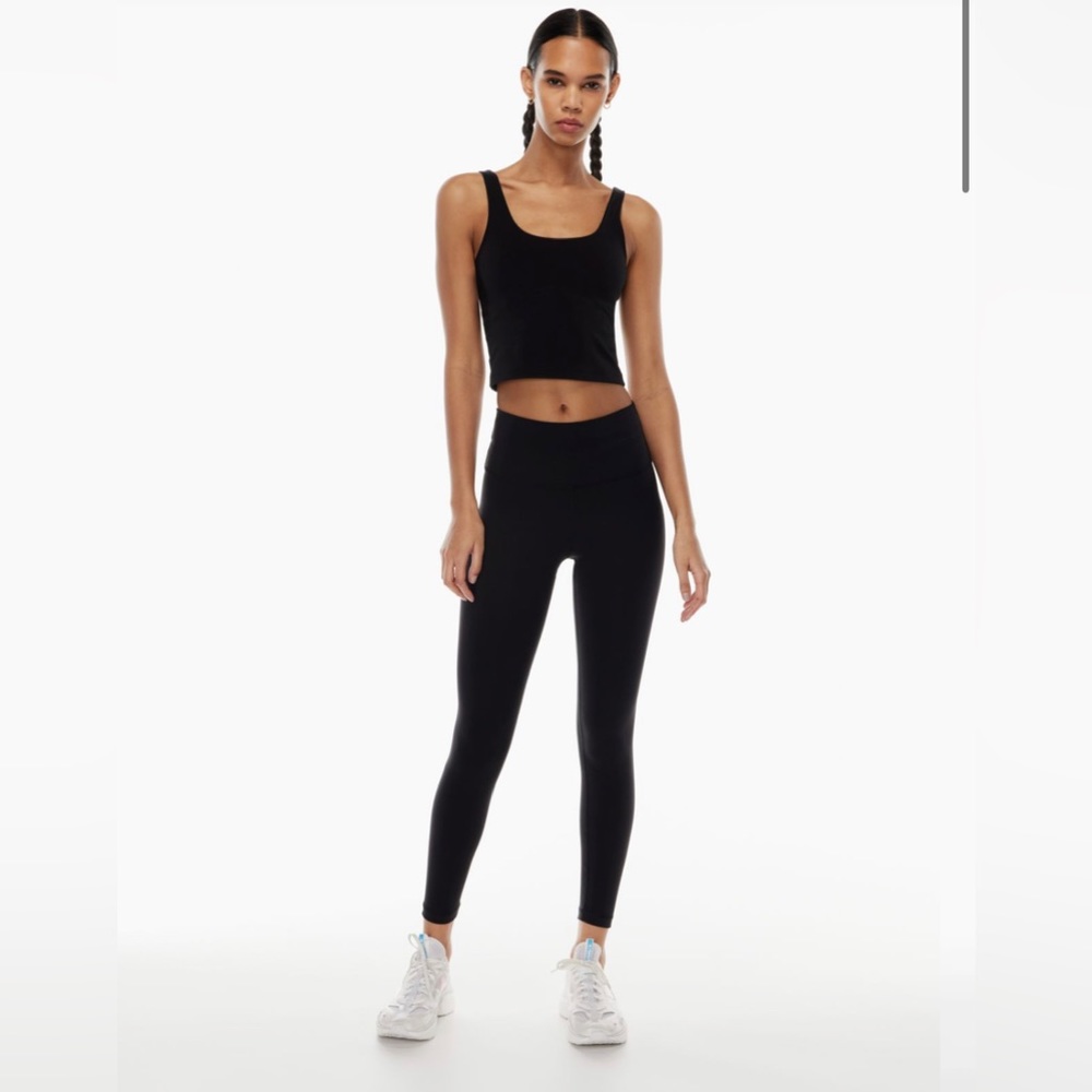 NWT Aritzia TNA Slick Black Atmosphere Hi-Rise 7/8 Legging